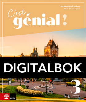 C'est génial ! Franska Fortsättning 1 Digitalbok, tredje upplagan